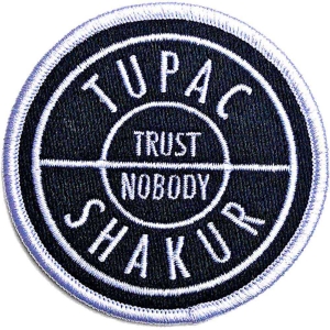 Tupac - Trust Woven Patch in der Gruppe MERCHANDISE / Merch / Hip Hop-Rap bei Bengans Skivbutik AB (5538591)