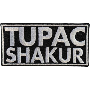 Tupac - Text Logo Woven Patch in der Gruppe MERCHANDISE / Merch / Hip Hop-Rap bei Bengans Skivbutik AB (5538592)