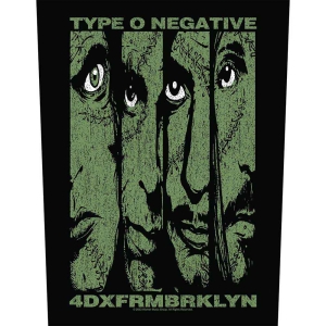 Type O Negative - 4Dxfrmbrklyn Back Patch in der Gruppe MERCHANDISE / Merch / Hårdrock bei Bengans Skivbutik AB (5538597)