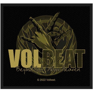 Volbeat - Beyond Hell Standard Patch in der Gruppe MERCHANDISE / Merch / Hårdrock bei Bengans Skivbutik AB (5538609)