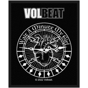 Volbeat - Wait A Minute My Girl Standard Patch in der Gruppe MERCHANDISE / Merch / Hårdrock bei Bengans Skivbutik AB (5538610)