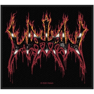 Watain - Flaming Logo Standard Patch in der Gruppe MERCHANDISE / Merch / Hårdrock bei Bengans Skivbutik AB (5538615)