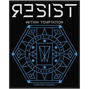 Within Temptation - Resist Hexagon Standard Patch in der Gruppe MERCHANDISE / Merch / Hårdrock bei Bengans Skivbutik AB (5538619)