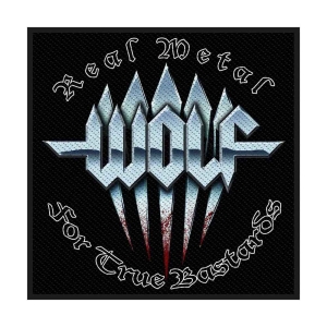 Wolf - Real Metal Standard Patch in der Gruppe MERCHANDISE / Merch / Hårdrock bei Bengans Skivbutik AB (5538620)