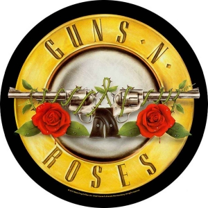 Guns N Roses - Bullet Logo Back Patch in der Gruppe MERCHANDISE / Merch / Hårdrock bei Bengans Skivbutik AB (5538635)