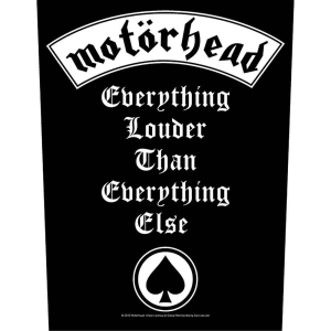 Motorhead - Everything Louder Back Patch in der Gruppe MERCHANDISE / Merch / Hårdrock bei Bengans Skivbutik AB (5538639)
