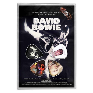 David Bowie - The Man Who Sold The World Plectrum Pack in der Gruppe MERCHANDISE / Merch / Pop-Rock bei Bengans Skivbutik AB (5538645)