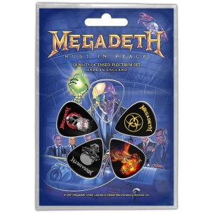 Megadeth - Rust In Peace Plectrum Pack in der Gruppe MERCHANDISE / Merch / Hårdrock bei Bengans Skivbutik AB (5538649)