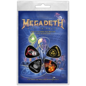 Megadeth - Rust In Peace Plectrum Pack in der Gruppe MERCHANDISE / Merch / Nyheter / Hårdrock bei Bengans Skivbutik AB (5538649)