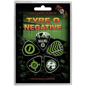 Type O Negative - World Coming Down Plectrum Pack in der Gruppe MERCHANDISE / Merch / Hårdrock bei Bengans Skivbutik AB (5538658)