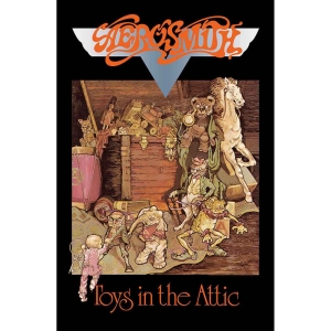 Aerosmith - Toys In The Attic Textile Poster in der Gruppe MERCHANDISE / Merch / Hårdrock bei Bengans Skivbutik AB (5538675)