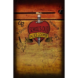 Alice Cooper - School's Out Poster in der Gruppe MERCHANDISE / Merch / Hårdrock bei Bengans Skivbutik AB (5538677)