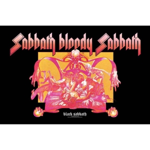 Black Sabbath - Sabbath Bloody Sabbath Textile Poster in der Gruppe MERCHANDISE / Merch / Hårdrock bei Bengans Skivbutik AB (5538682)
