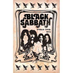 Black Sabbath - World Tour 1978 Textile Poster in der Gruppe MERCHANDISE / Merch / Hårdrock bei Bengans Skivbutik AB (5538684)