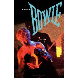 David Bowie - Let's Dance Textile Poster in der Gruppe MERCHANDISE / Merch / Pop-Rock bei Bengans Skivbutik AB (5538696)