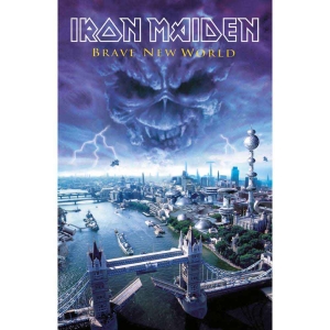 Iron Maiden - Brave New World Textile Poster in der Gruppe MERCHANDISE / Merch / Hårdrock bei Bengans Skivbutik AB (5538714)
