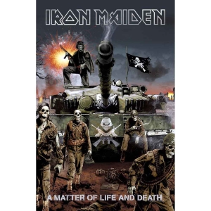 Iron Maiden - A Matter Of Life And Death Textile Poste in der Gruppe MERCHANDISE / Merch / Hårdrock bei Bengans Skivbutik AB (5538715)