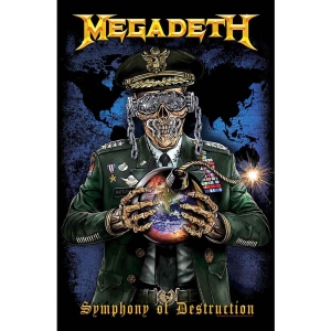 Megadeth - Symphony Of Destruction Textile Poster in der Gruppe MERCHANDISE / Merch / Hårdrock bei Bengans Skivbutik AB (5538733)