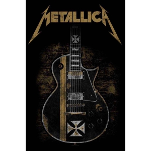 Metallica - Hetfield Guitar Textile Poster in der Gruppe MERCHANDISE / Merch / Hårdrock bei Bengans Skivbutik AB (5538737)