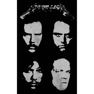 Metallica - Black Album Textile Poster in der Gruppe MERCHANDISE / Merch / Hårdrock bei Bengans Skivbutik AB (5538739)