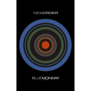 New Order - Blue Monday Textile Poster in der Gruppe MERCHANDISE / Merch / Pop-Rock bei Bengans Skivbutik AB (5538751)