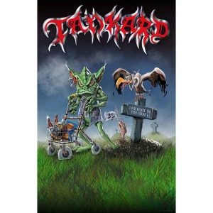 Tankard - One Foot In The Grave Textile Poster in der Gruppe MERCHANDISE / Merch / Hårdrock bei Bengans Skivbutik AB (5538770)