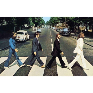 The Beatles - Abbey Road Textile Poster in der Gruppe MERCHANDISE / Merch / Pop-Rock bei Bengans Skivbutik AB (5538774)