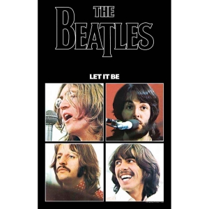 The Beatles - Let It Be Textile Poster in der Gruppe MERCHANDISE / Merch / Pop-Rock bei Bengans Skivbutik AB (5538776)