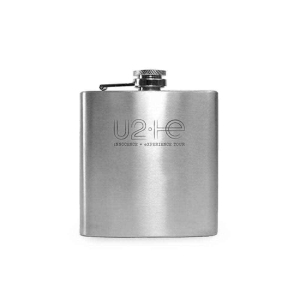 U2 - Logo Silver Drink Flask in der Gruppe MERCHANDISE / Merch / Pop-Rock bei Bengans Skivbutik AB (5538803)