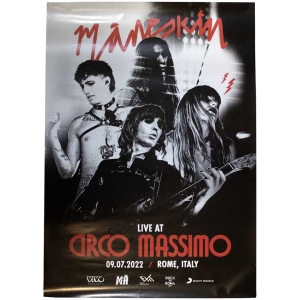 Maneskin - Live At Circo Massimo 2022 Poster in der Gruppe MERCHANDISE / Merch / Pop-Rock bei Bengans Skivbutik AB (5538816)