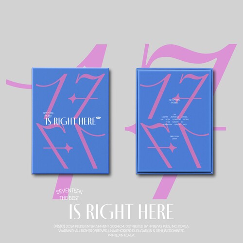 Seventeen - Seventeen Best Album '17 Is Right H in der Gruppe CD / Pop-Rock bei Bengans Skivbutik AB (5539290)