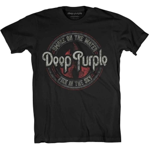 Deep Purple - Smoke Circle Uni Bl    in der Gruppe MERCHANDISE / T-shirt / Hårdrock bei Bengans Skivbutik AB (5539449r)