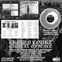 Crown Court - Capital Offence (Silver/White Swirl in der Gruppe VINYL / Pop-Rock bei Bengans Skivbutik AB (5539562)