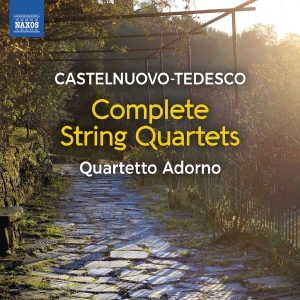 Quartetto Adorno - Castelnuovo-Tedesco: String Quartet in der Gruppe UNSERE TIPPS / Freitagsveröffentlichungen / Fredag den 14:e Juni 2024 bei Bengans Skivbutik AB (5540051)