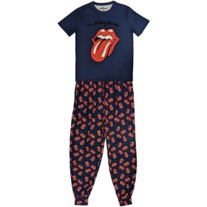 Rolling Stones - Classic Tongue Uni Navy Pyjamas: in der Gruppe MERCHANDISE / Merch / Pop-Rock bei Bengans Skivbutik AB (5540916r)