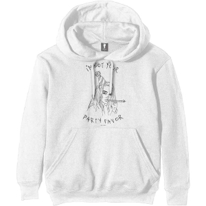 Billie Eilish - Party Favor Uni Wht Hood:1Xl in der Gruppe MERCHANDISE / Kapuzenpullover / Pop-Rock bei Bengans Skivbutik AB (5541006r)