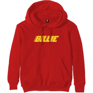 Billie Eilish - Racer Logo Fp Uni Red Hood:  S in der Gruppe MERCHANDISE / Kapuzenpullover / Pop-Rock bei Bengans Skivbutik AB (5541007r)