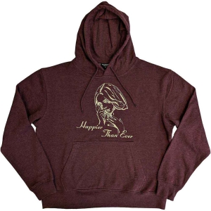 Billie Eilish - Happier Than Ever Uni Brown Hood:  S in der Gruppe MERCHANDISE / Kapuzenpullover / Pop-Rock bei Bengans Skivbutik AB (5541011r)
