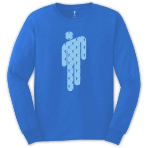 Billie Eilish - Manonman Uni Blue L/S:  S in der Gruppe MERCHANDISE / Kapuzenpullover / Pop-Rock bei Bengans Skivbutik AB (5541017r)