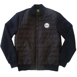 The Beatles - Drum Logo Uni Bl Quilted Jacket:  in der Gruppe MERCHANDISE / Merch / Pop-Rock bei Bengans Skivbutik AB (5541230r)