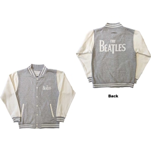 The Beatles - Drop T Logo Uni Grey/Wht Vj:  in der Gruppe MERCHANDISE / Merch / Pop-Rock bei Bengans Skivbutik AB (5541231r)