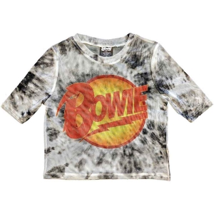 David Bowie - Diamond Dogs Logo Lady Wht Mesh Crop:2Xs in der Gruppe MERCHANDISE / Merch / Pop-Rock bei Bengans Skivbutik AB (5541403r)
