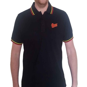 David Bowie - Flash Logo Uni Bl Piké:  in der Gruppe MERCHANDISE / T-shirt / Pop-Rock bei Bengans Skivbutik AB (5541409r)