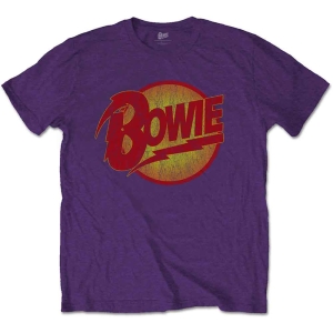 David Bowie - Vtge Diamond Dogs Logo Uni Purp    M in der Gruppe MERCHANDISE / T-shirt / Pop-Rock bei Bengans Skivbutik AB (5541418r)