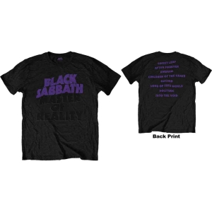 Black Sabbath - Masters Of Reality Album Uni Bl    M in der Gruppe MERCHANDISE / T-shirt / Hårdrock bei Bengans Skivbutik AB (5541497)