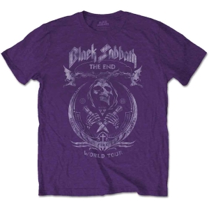 Black Sabbath - The End Mushroom Cloud Uni Purp    S in der Gruppe MERCHANDISE / T-shirt / Hårdrock bei Bengans Skivbutik AB (5541508r)