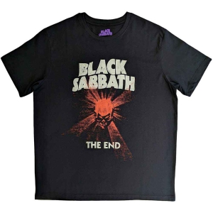 Black Sabbath - The End Skull Shine Uni Bl    S in der Gruppe MERCHANDISE / T-shirt / Hårdrock bei Bengans Skivbutik AB (5541509r)
