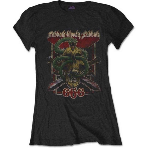 Black Sabbath - Bloody Sabbath 666 Lady Bl    S in der Gruppe MERCHANDISE / T-shirt / Hårdrock bei Bengans Skivbutik AB (5541511r)