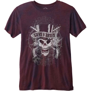 Guns N Roses - Faded Skull Bo Uni Navy/Red    S in der Gruppe MERCHANDISE / T-shirt / Hårdrock bei Bengans Skivbutik AB (5541708)