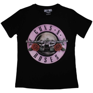 Guns N Roses - Classic Logo Lady Bl    S in der Gruppe MERCHANDISE / T-shirt / Hårdrock bei Bengans Skivbutik AB (5542222r)
